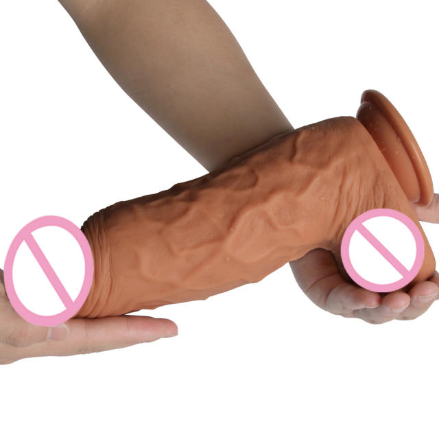 10.2Inch Big Female Suction Realistic Silicone Dildo