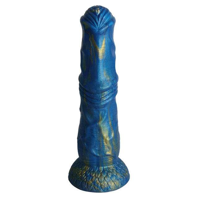 Large Shaped Colorful Elongated Horse Dildo