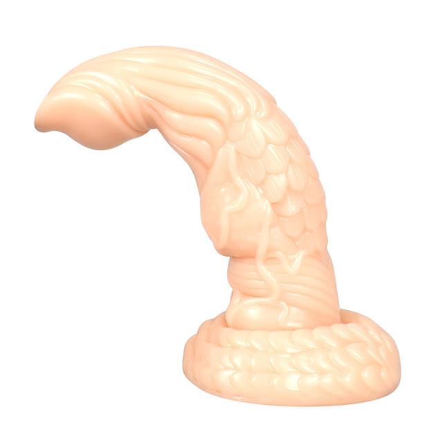 Shaped Golden Cock Dildo Anal Plug PVC Dildo