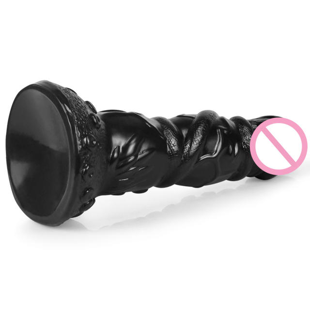 7.48 Inch Shaped Snake Tail Female Masturbation PVC Dildo