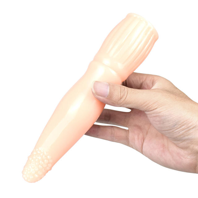 7.87 Inch Pelletized Tongue Licking Penis Dildo