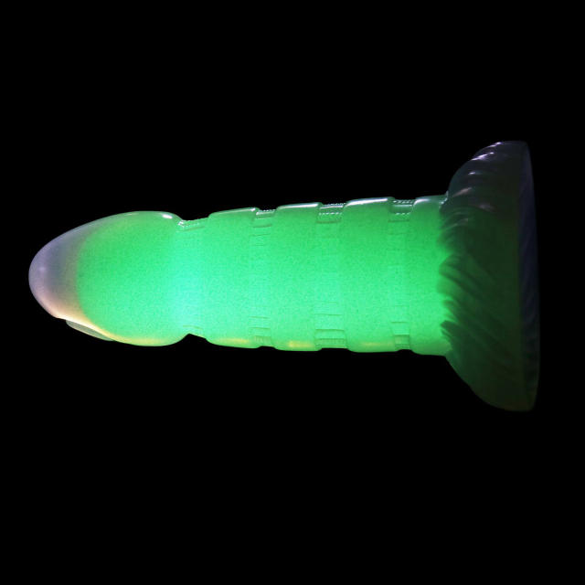 7.87 Inch Translucent Pink Glow In The Dark Dildos