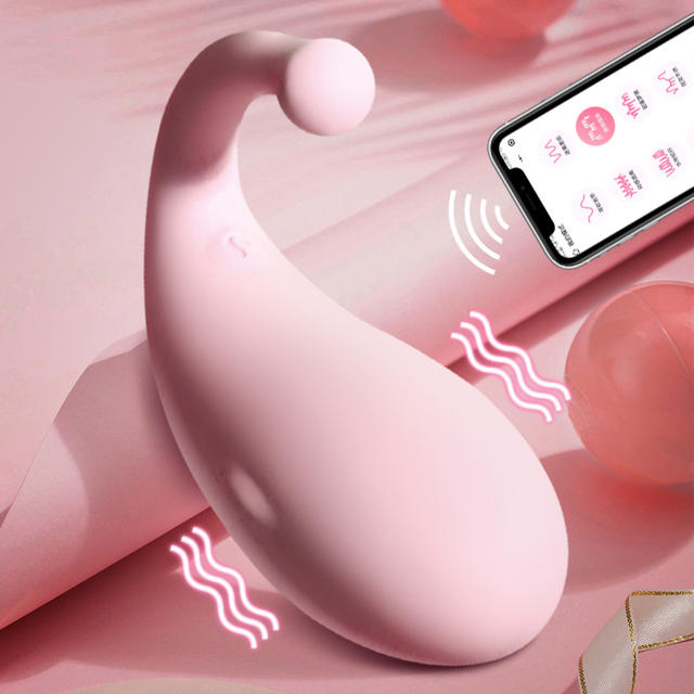 APP Offsite Little Blue Whale Jumping Egg Vibrator