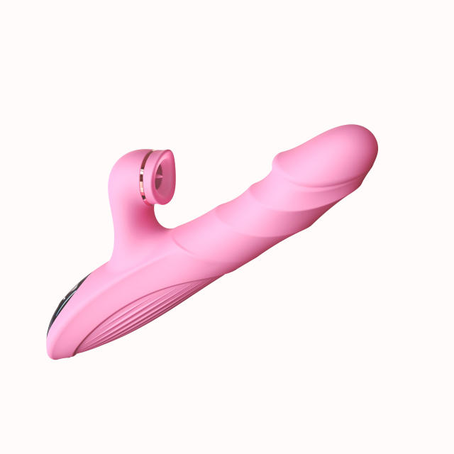 Touch Screen Tongue Lick Heated Stretchable Sucking Vibrator