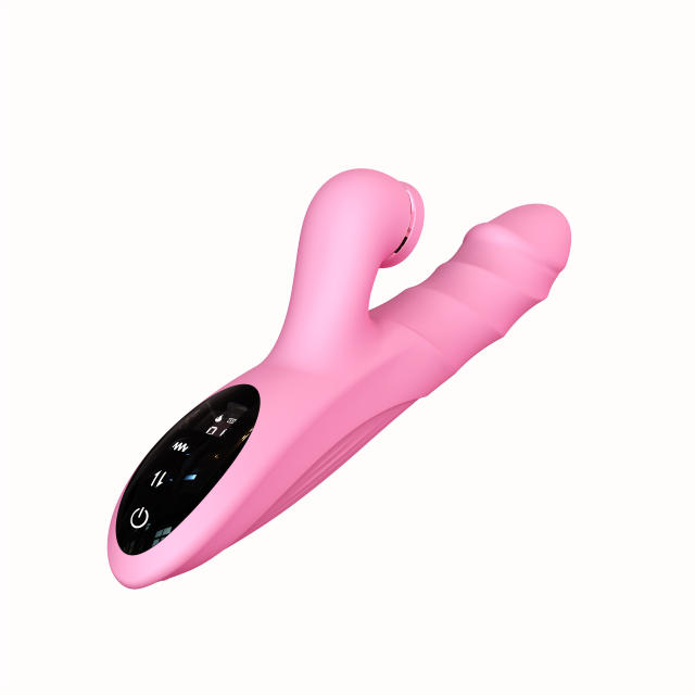 Touch Screen Tongue Lick Heated Stretchable Sucking Vibrator