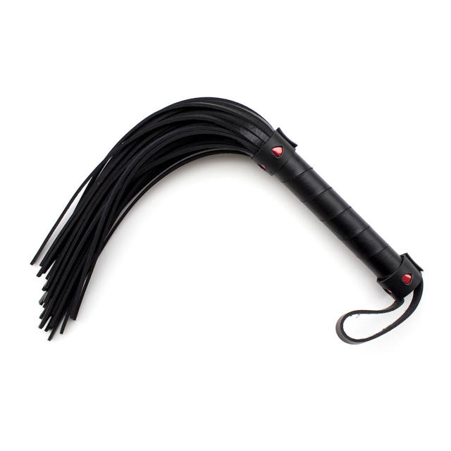 SM Black Leather Love Whip