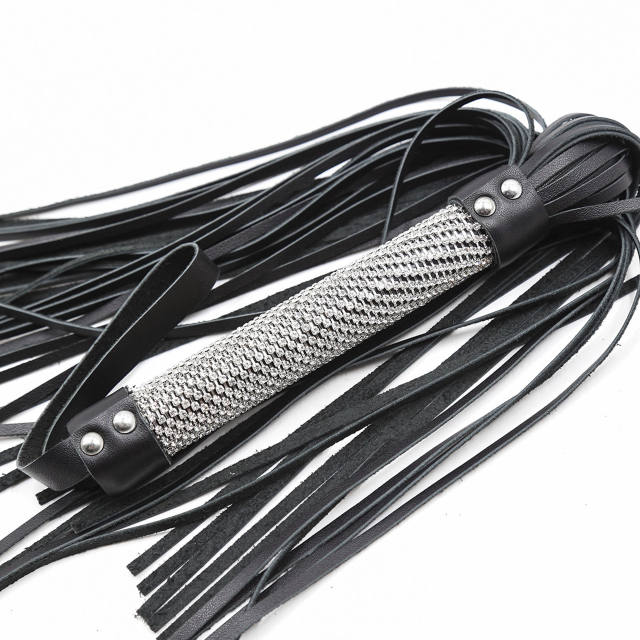 SM Rhinestone Handle Sex Flogger