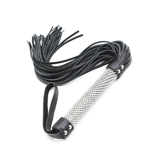 SM Rhinestone Handle Sex Flogger