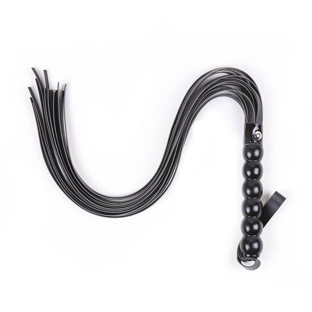 Leather Tasseled Sugarloaf Handle Flogger