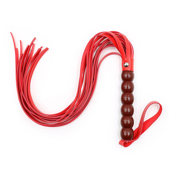 Leather Tasseled Sugarloaf Handle Flogger