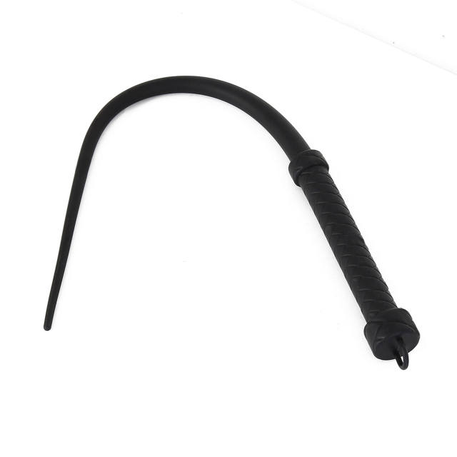 Black Silicone Alternative Gay Adult Loose Flogger