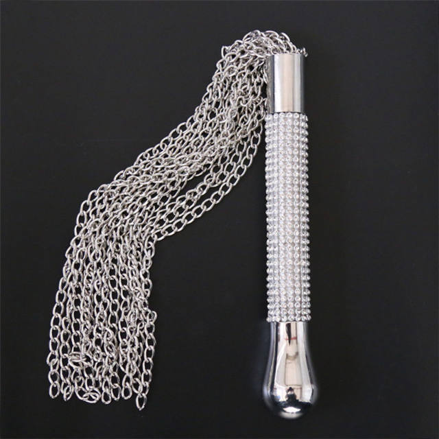 Alternative Diamond Handle Chain Whisk SM Flogger