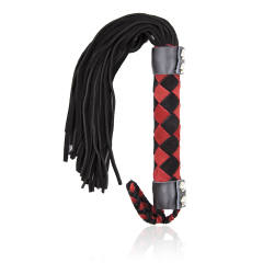 Black Whiskers-Red Braided Handle Long