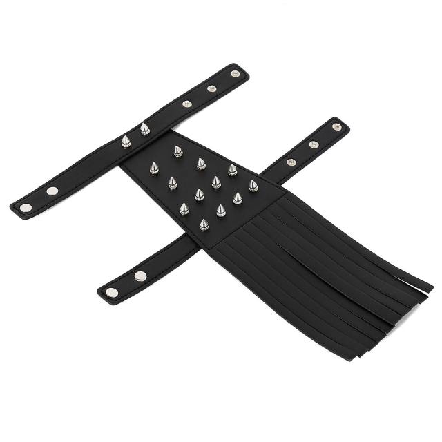 Black Spiked Hand-Worn Flogger