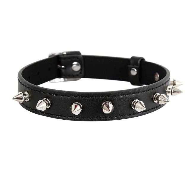 SM Punk Bondage Neck Collar