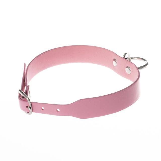 Pink Punk Iron Ring Traction Neck Collar