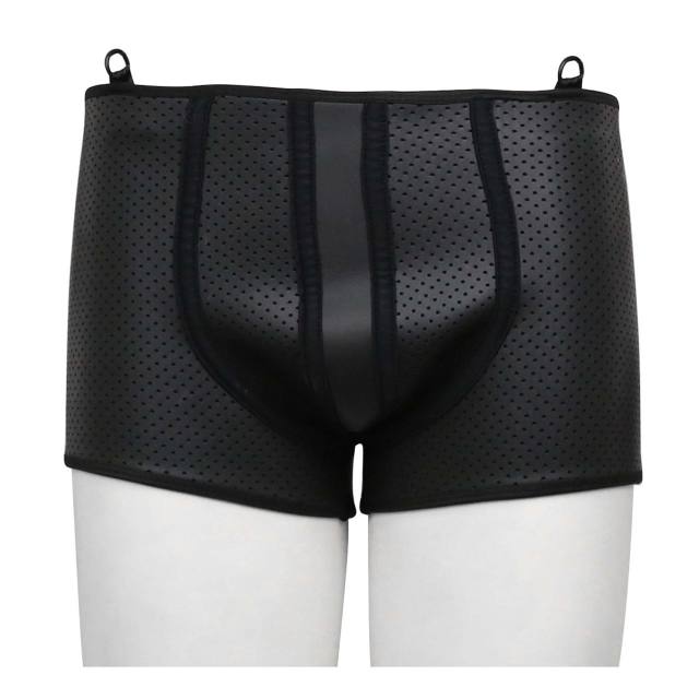 SM Neoprene Men's Strappy Chastity Pants