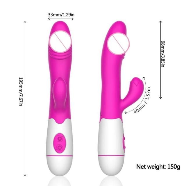 USB simulation G-point vibrator, silicone 30 high-frequency simulation massager, one female sexual pleasure masturbation product for distribution